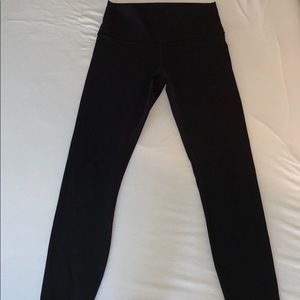 lululemon black womens leggings size 6